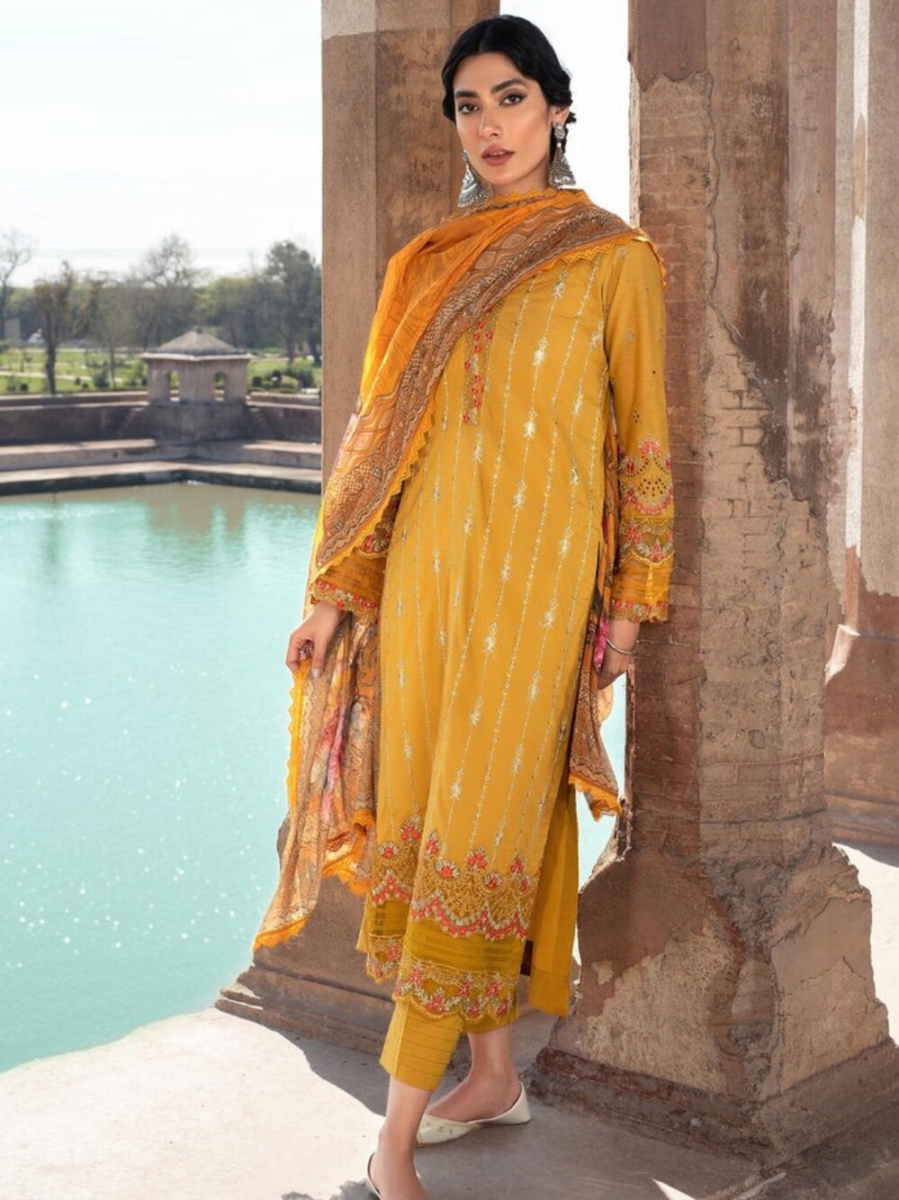 Pakistani Embroidered Dress